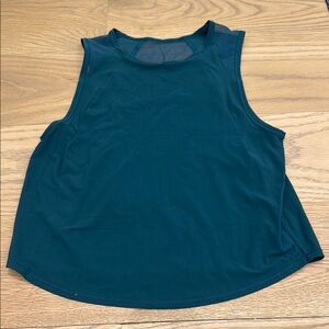 Lululemon Athletica Forest Green Sculpt Tank